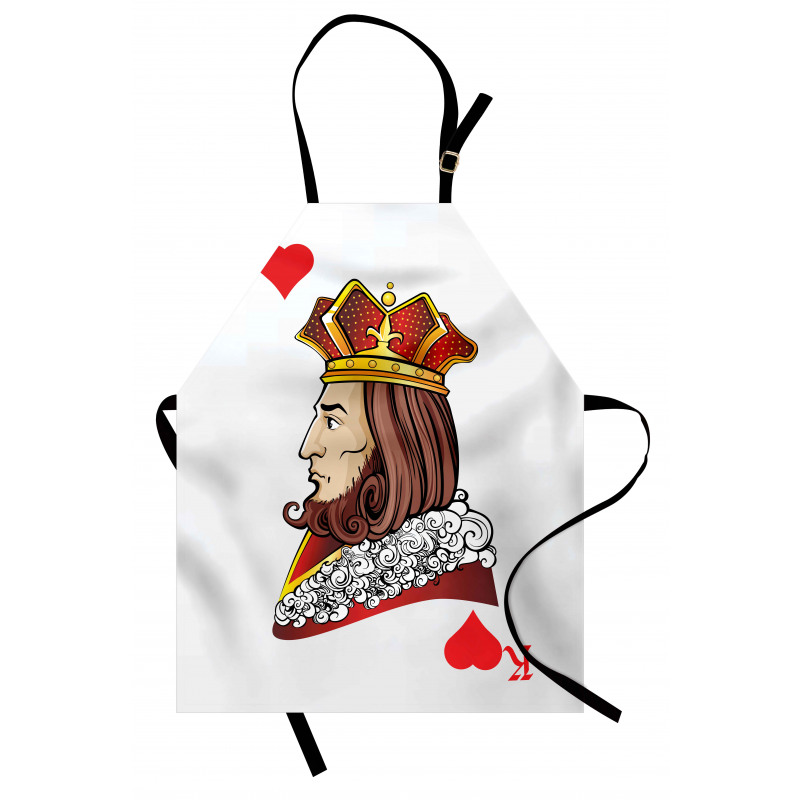 King of Heart Play Card Apron