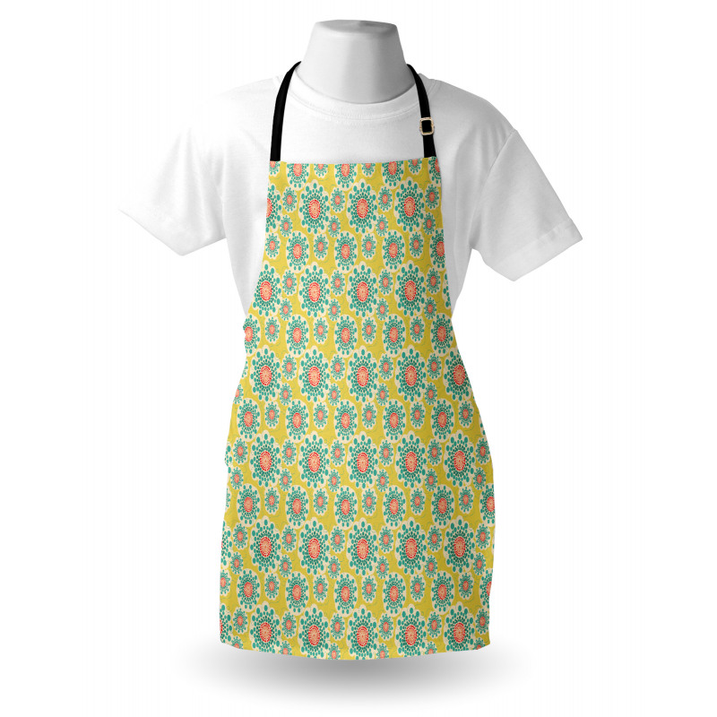 Dotted Flowers Apron