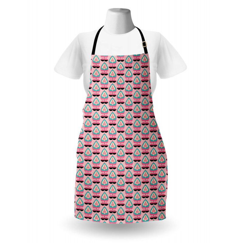 Abstract Flower Symmetry Apron