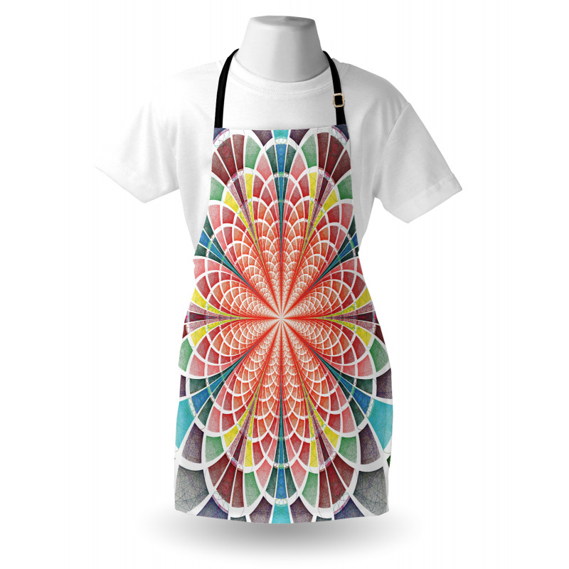 Geometric Blossom Apron