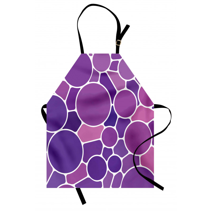 Retro Glass Motif Apron