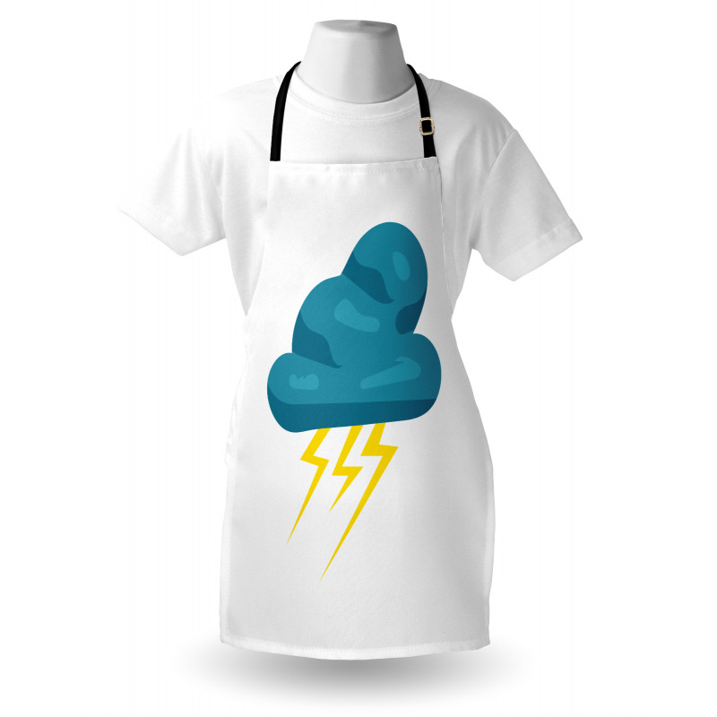 Cloud and Bolts Apron