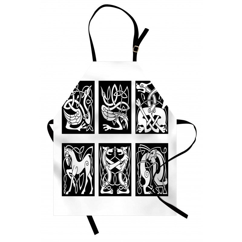 Tribal Abstract Animals Apron