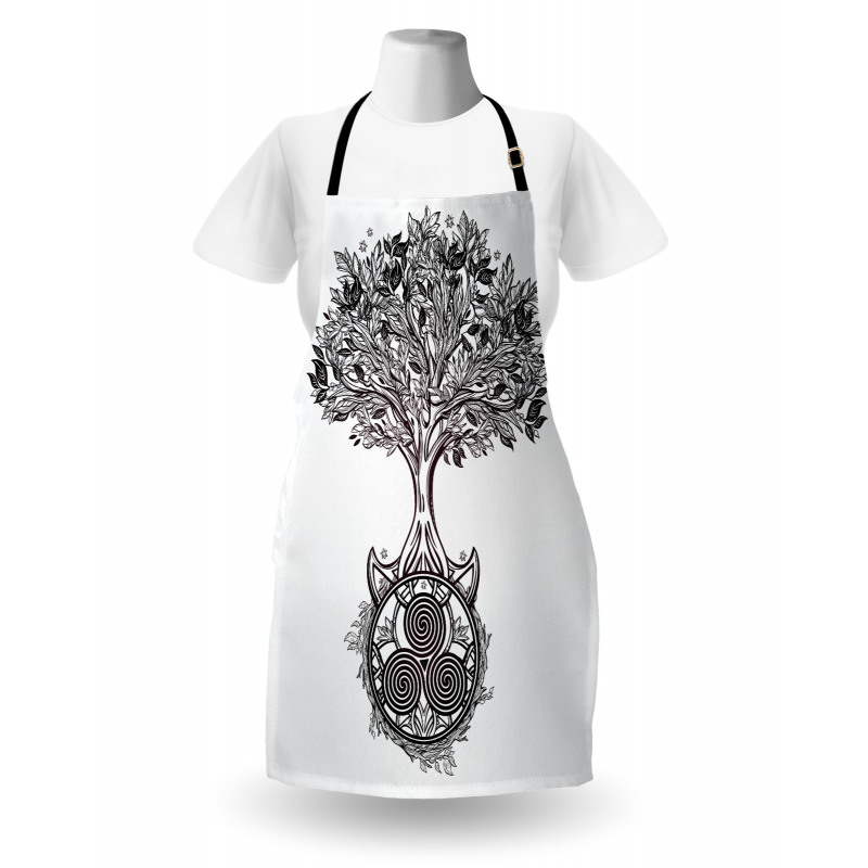 Tree of Life Triskelion Apron