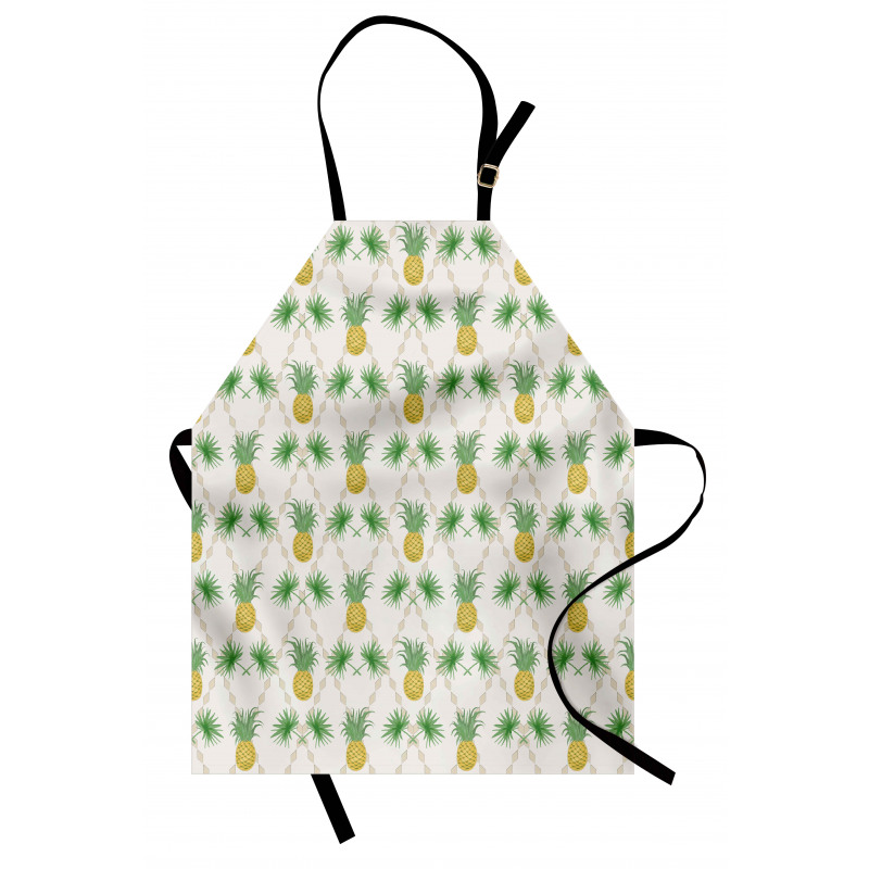 Palm Tree Pineapples Apron