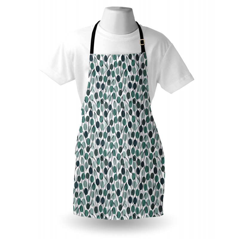 Ink Paint Leaves Dots Apron