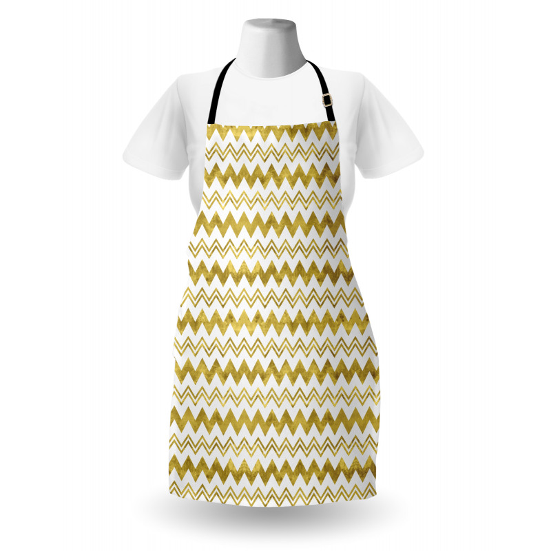 Unbalanced Chevron Apron