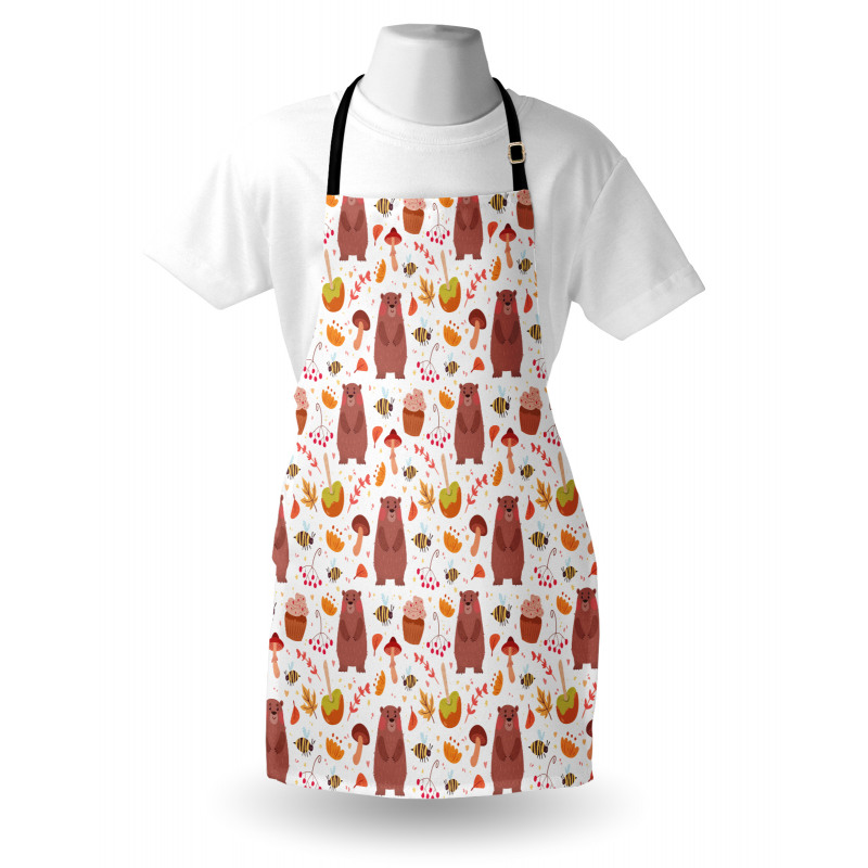 Autumn Forest Wildlife Apron