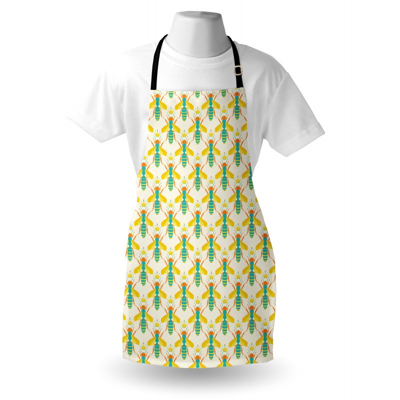 Queenbee with Crown Doodle Apron