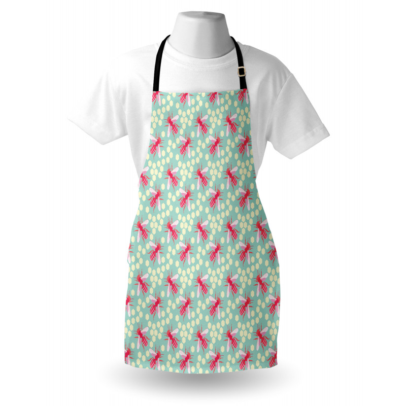 Abstract Honey Bee Apron