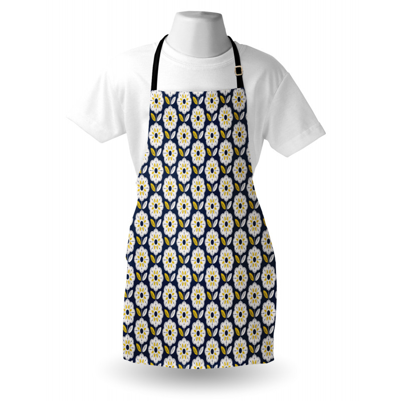 Eight-Petal Flowers Apron