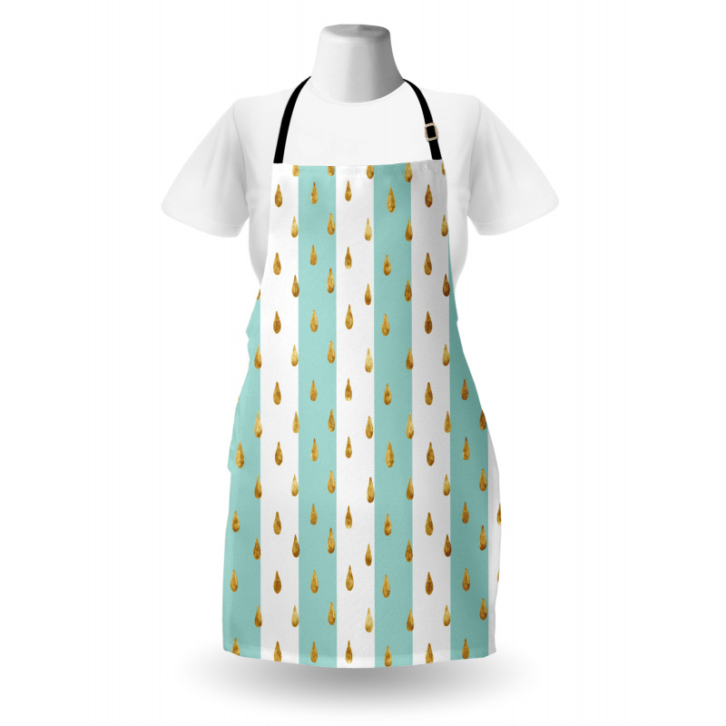 Drops on Bold Stripes Apron