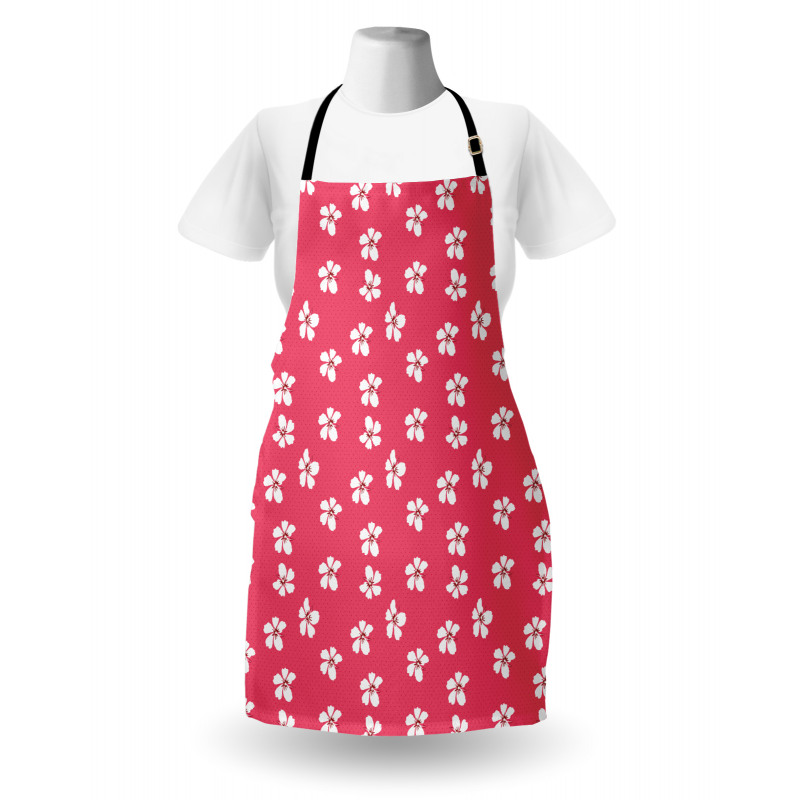 Hibiscus and Pistils Apron