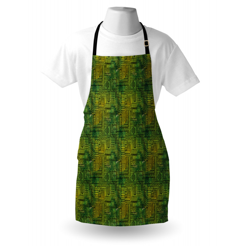 Tribal Style Geometry Apron