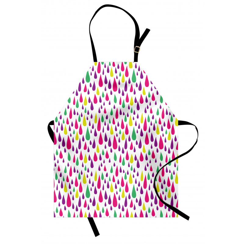 Multicolor Raindrops Apron