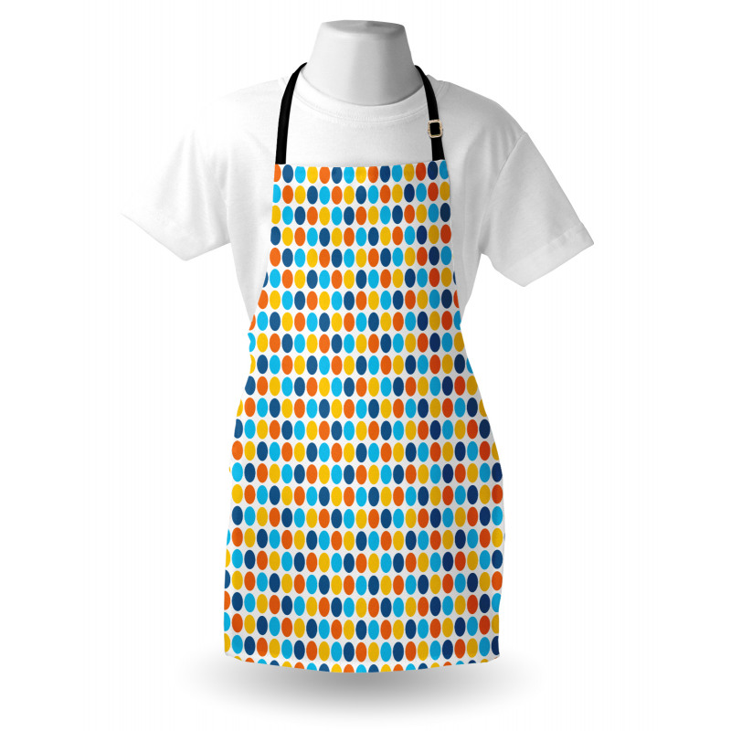 Geometric Retro Style Apron