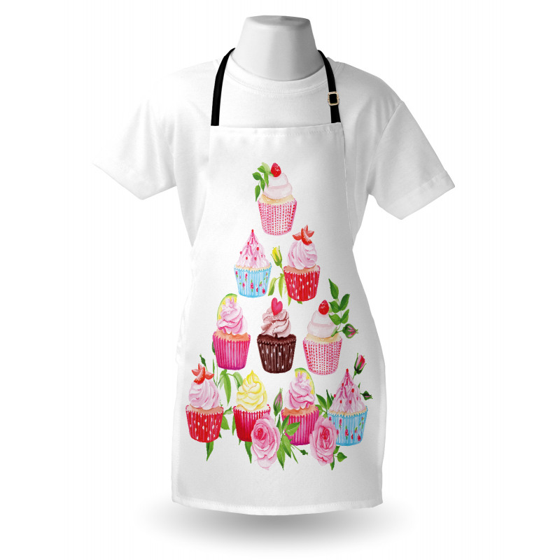 Pyramids of Cupcakes Apron