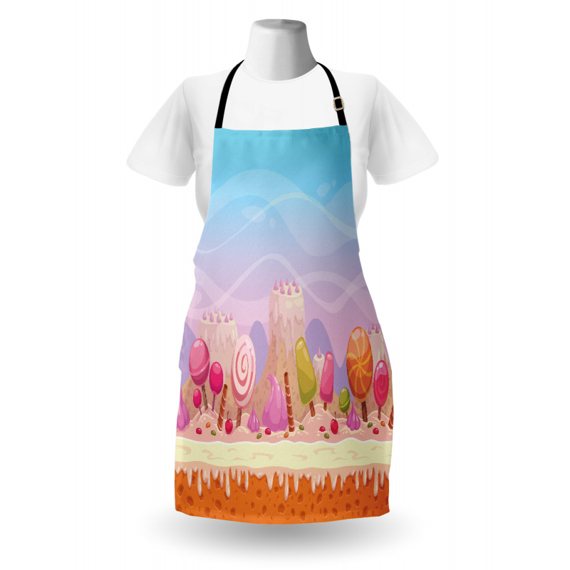 Fanciful Candy Road Apron