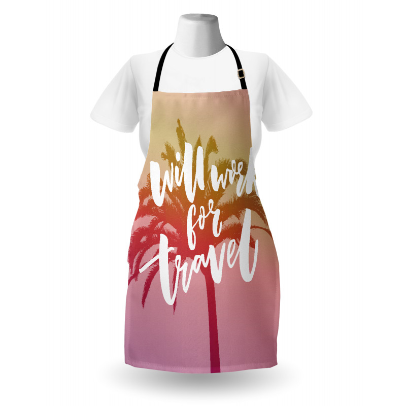 Summer Travel Palm Apron