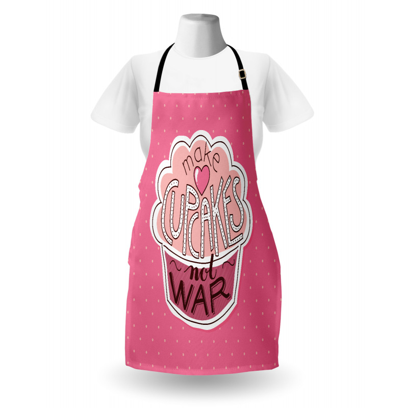 Make Cupcakes Dots Apron