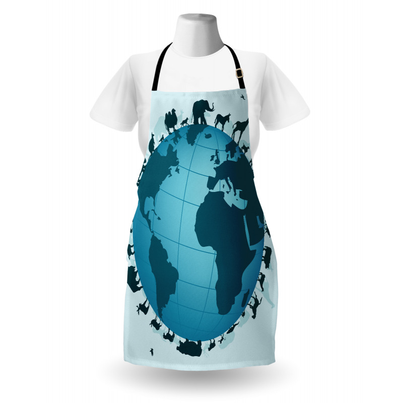 Animal Diversity World Apron