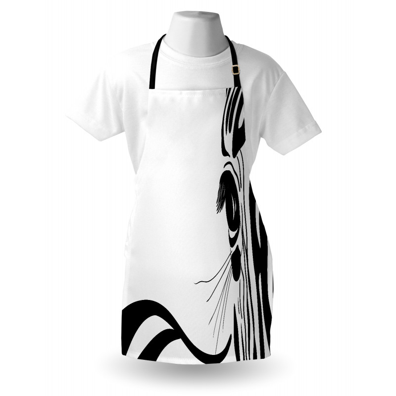 Zebra Stripes Pattern Apron