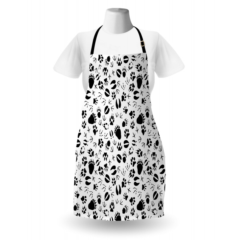 Footprints of Animals Apron