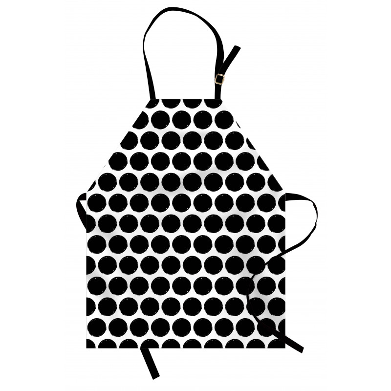 Grungy Round Shapes Apron