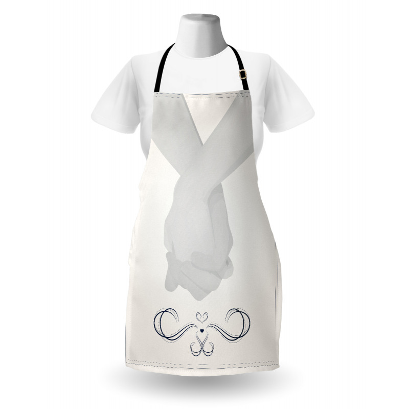 Couple Holding Hands Apron