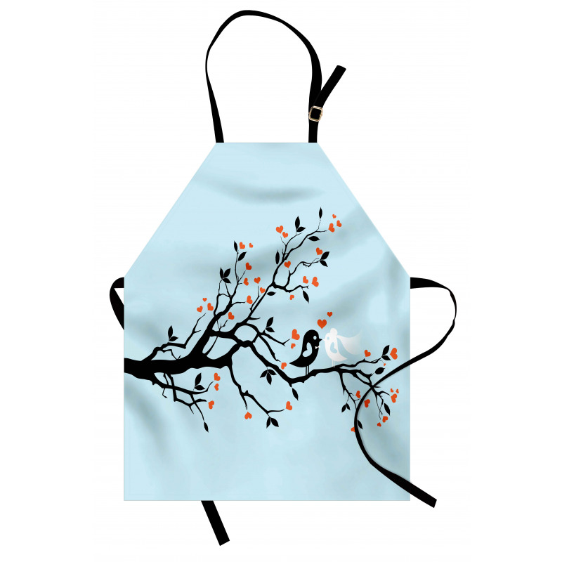 Happy Bird Couple Apron