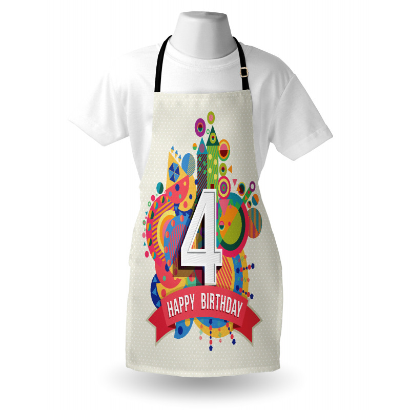 4 Years Old Colorful Apron