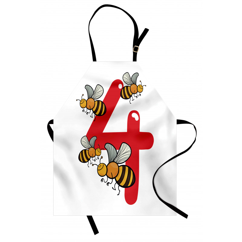 4 Hardworking Bees Apron