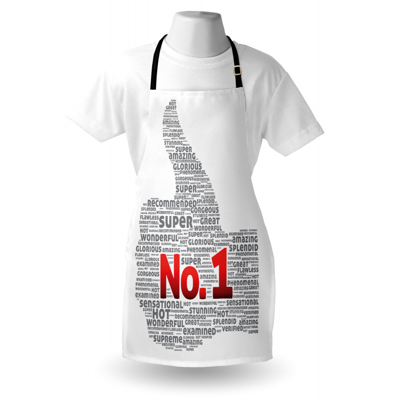 Thumbs up Number Apron