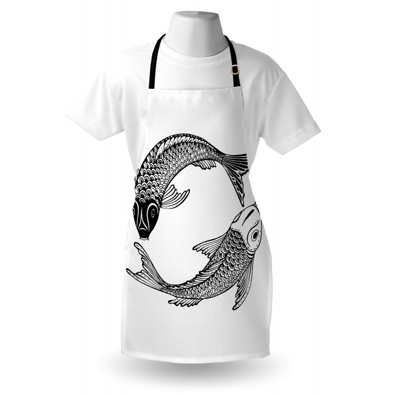 Japanese Carps Love Apron