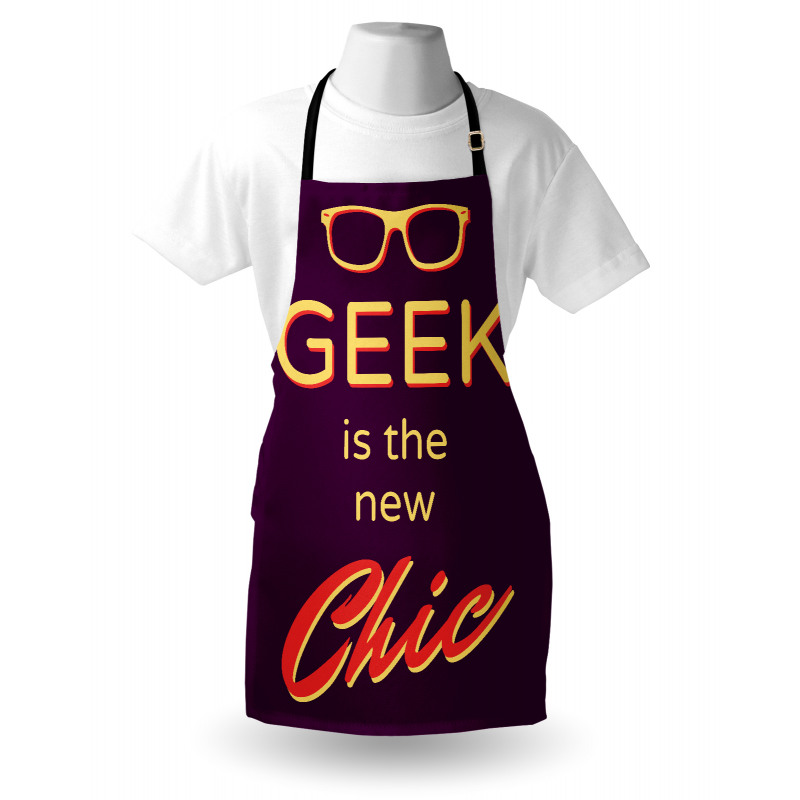 Typography Hipster Words Apron