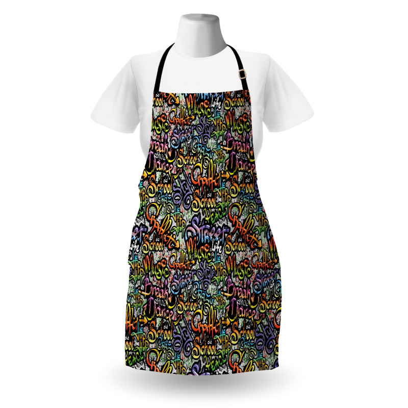 Ghetto Grafitti Spray Apron