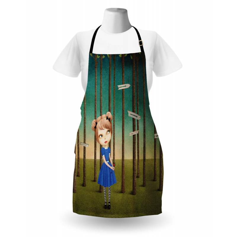 Lost Girl in the Forest Apron