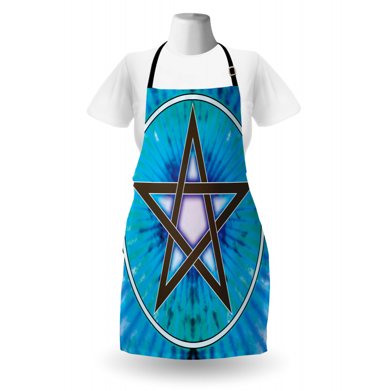 Interlaced Pentagram Apron