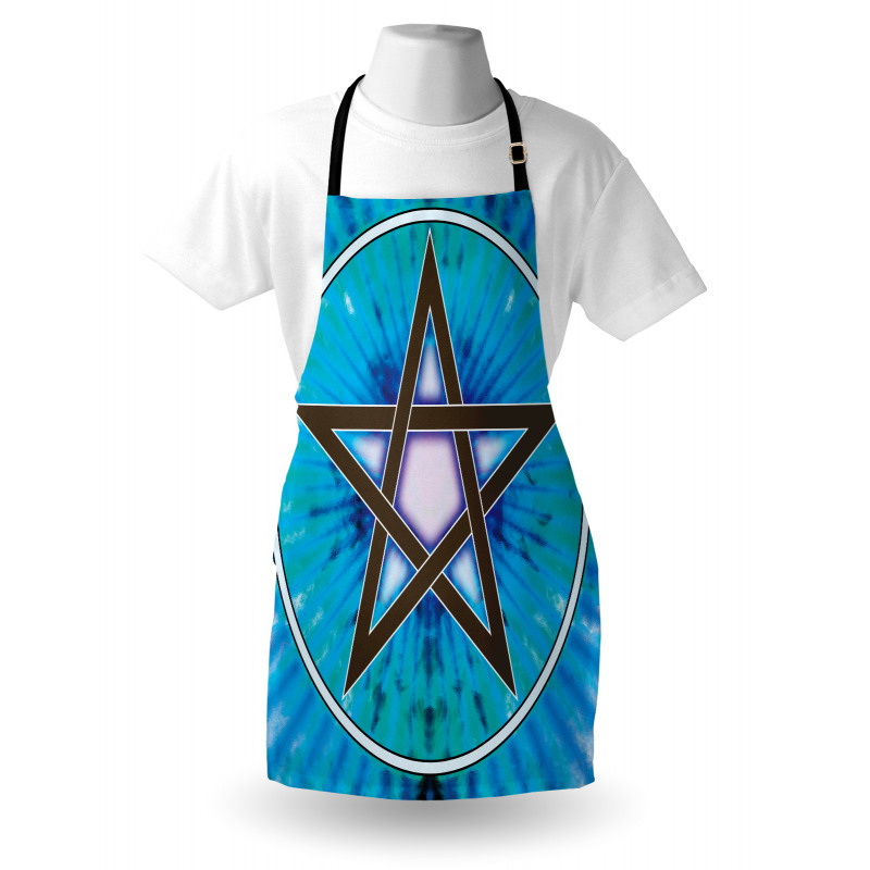 Interlaced Pentagram Apron