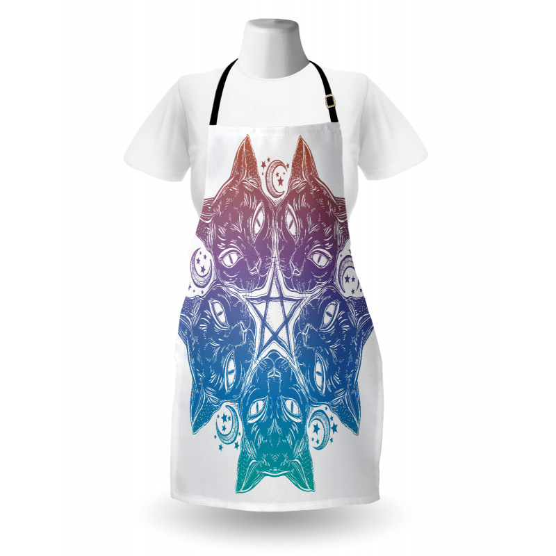 Cats Mandala Design Apron