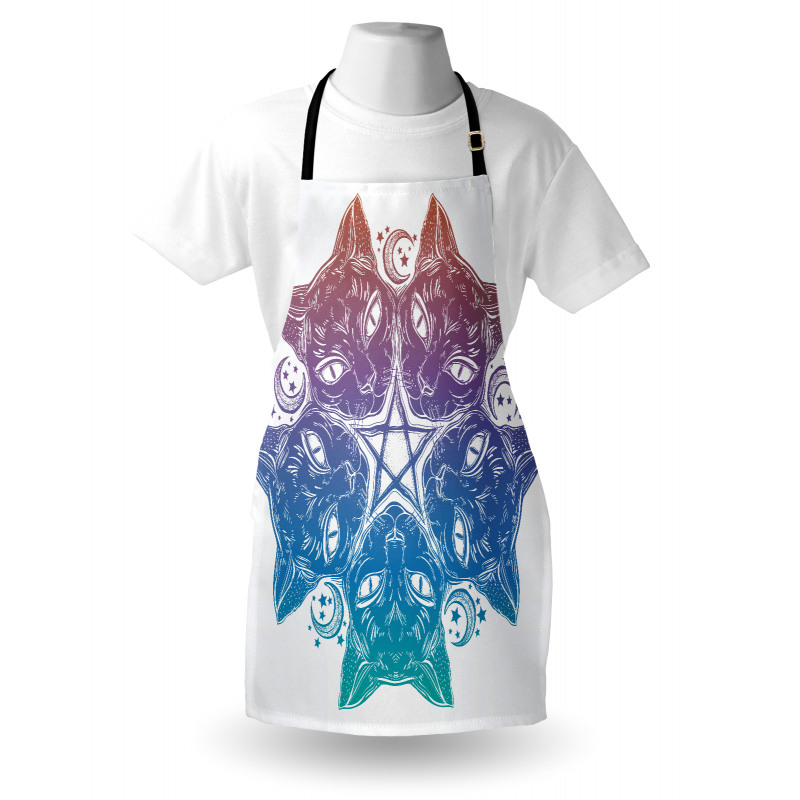 Cats Mandala Design Apron