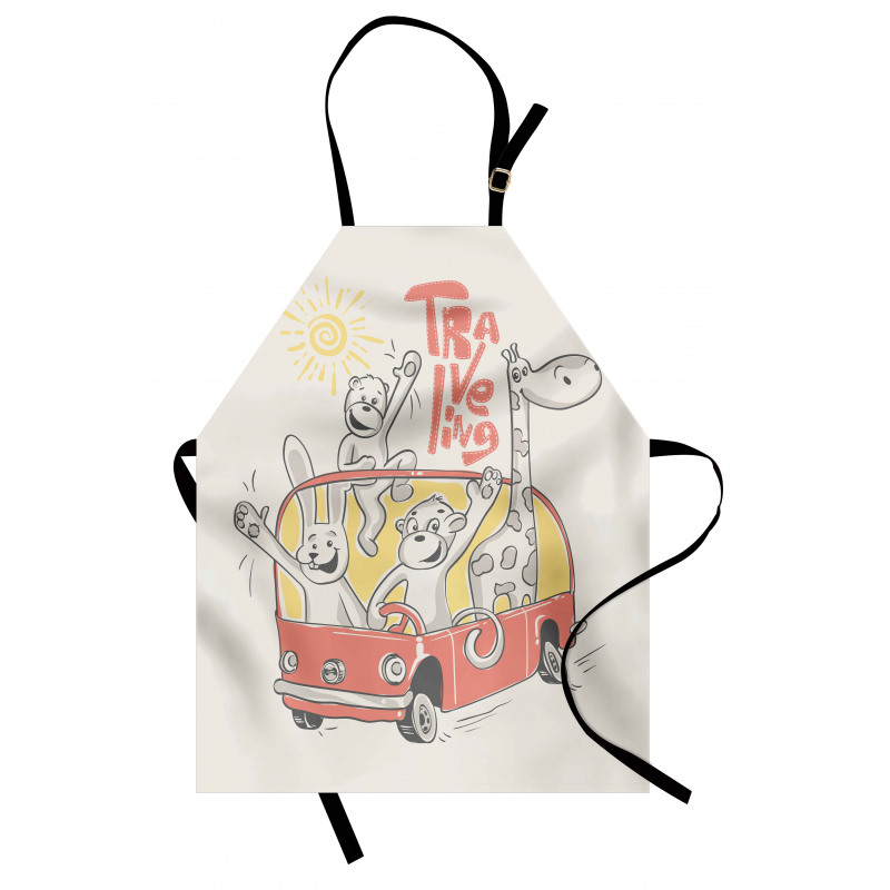 Traveling Animals Apron