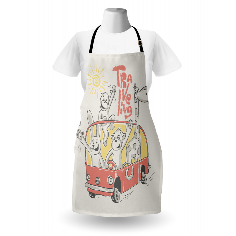 Traveling Animals Apron