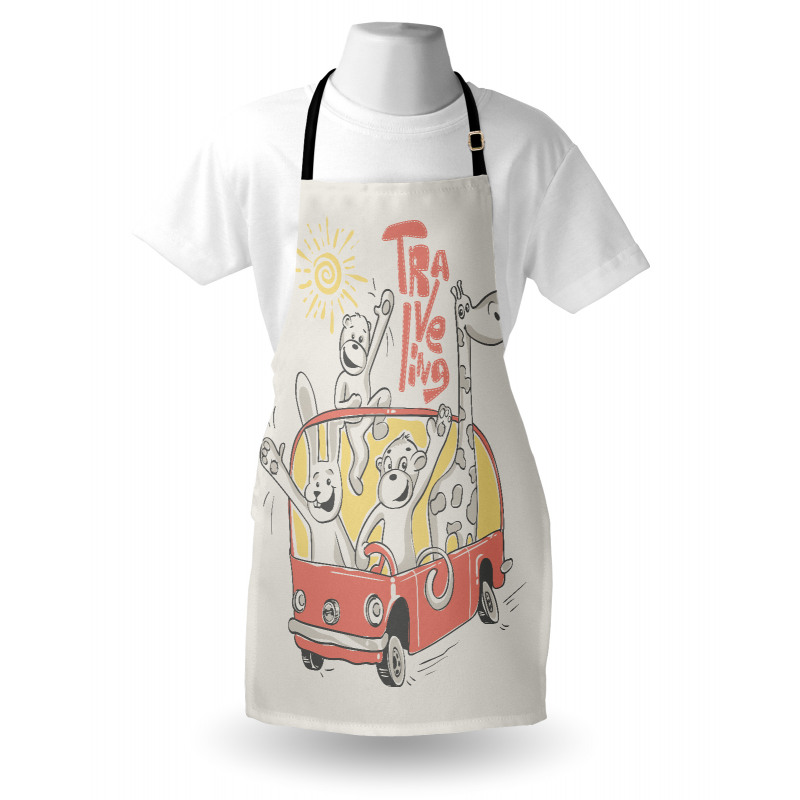 Traveling Animals Apron