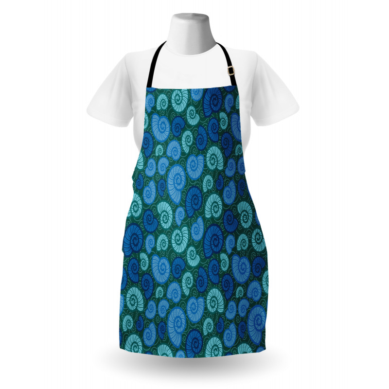 Periwinkle and Vortex Apron