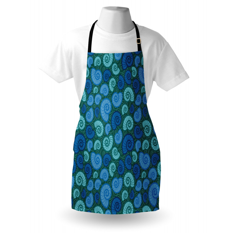 Periwinkle and Vortex Apron