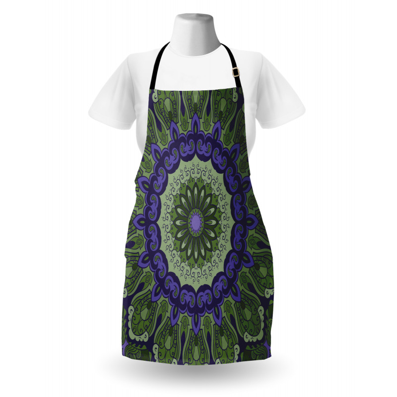 Mandala Leaves Apron