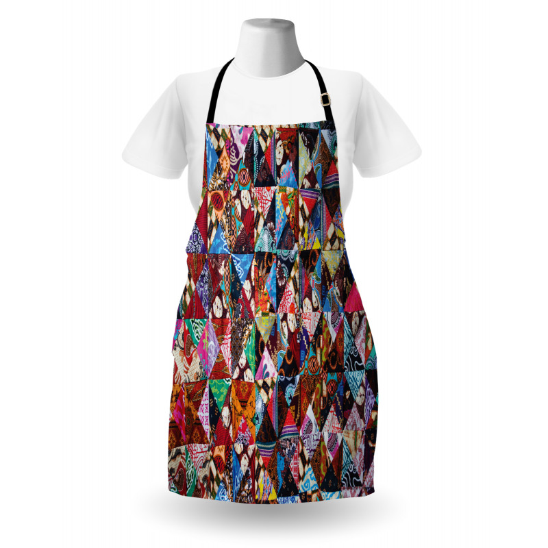 Cultural Floral Bali Tile Apron