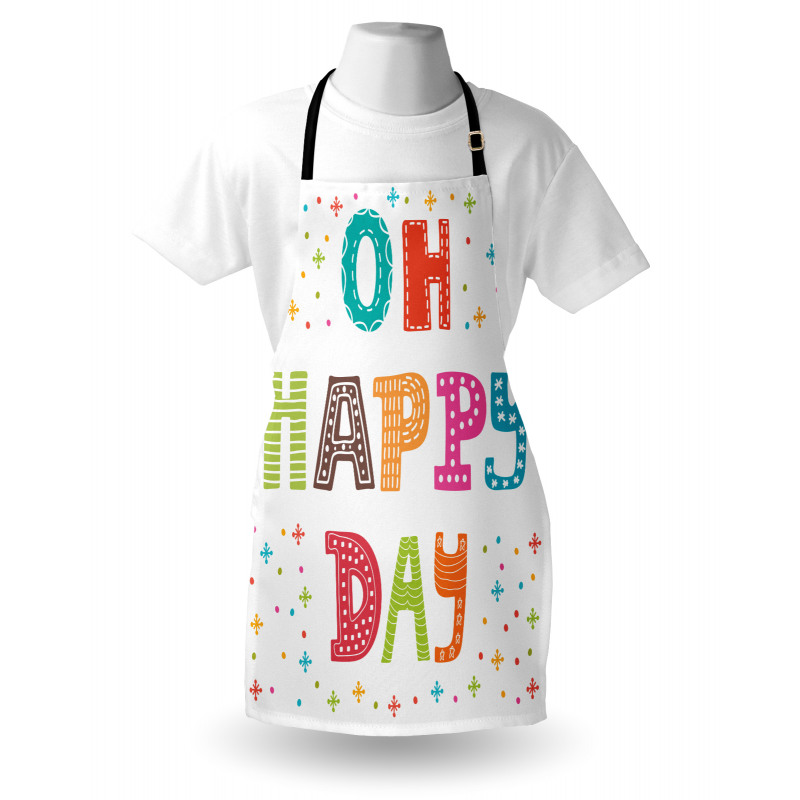 Happy Day Words Apron