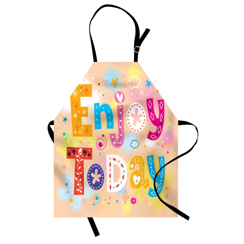 Enjoy Today Words Apron